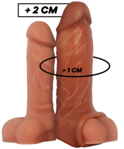 VIRILXL - LIQUID SILICONE V7 BROWN PENIS EXTENSION
