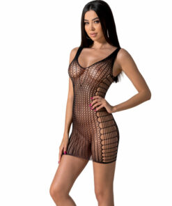 PASSION - BS097 BODYSTOCKING NEGRO TALLA UNICA
