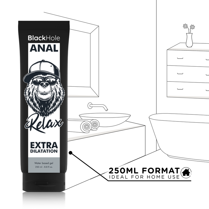 BLACK HOLE - WATER BASE GEL ANAL DILATION 250 ML - Image 5