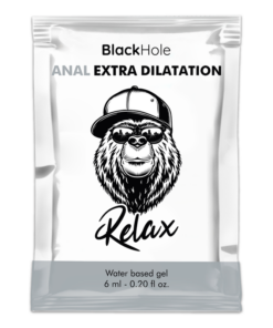 BLACK HOLE - WATER BASED GEL EXTRA DILATATION 6 ML SINGLE DOSE