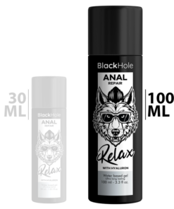 Alternative view of BLACK HOLE - ANAL REPAIR WATER BASED RELAX WITH HYALURON 100 ML