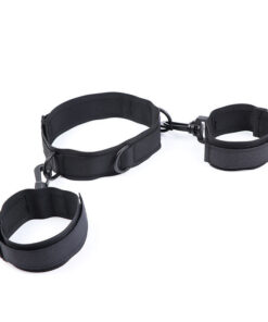 OHMAMA FETISH - NYLON HANDCUFFS AND COLLAR