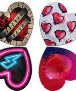 PASANTE - CONDOMS RED HEART SHAPE BAG 144 UNITS