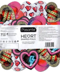 Alternative view of PASANTE - CONDOMS RED HEART SHAPE BAG 144 UNITS