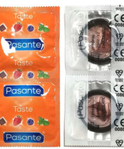 PASANTE - CONDOMS FLAVOR CHOCOLATE TEMPTATION BAG 144 UNITS