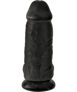 Alternative view of KING COCK - CHUBBY REALISTIC PENIS 23 CM BLACK
