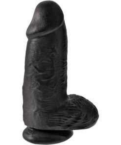 KING COCK - CHUBBY REALISTIC PENIS 23 CM BLACK