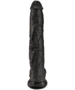 Alternative view of KING COCK - REALISTIC PENIS WITH BALLS 30.5 CM BLACK