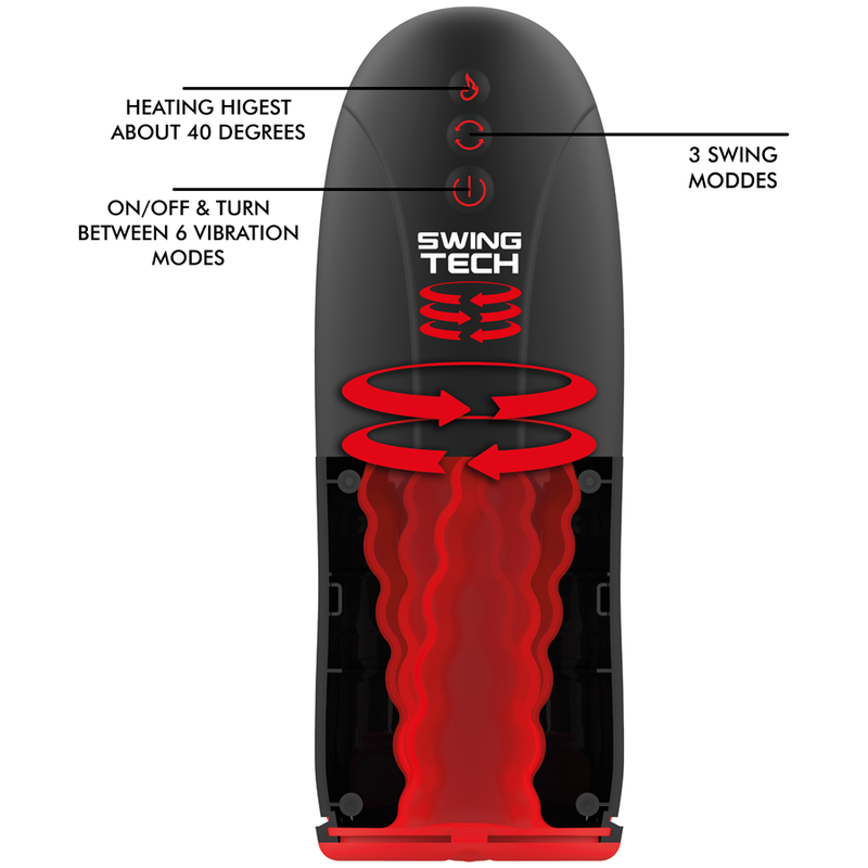 JAMYJOB - SWING-R HEATING EFFECT, SWING TECH AND VIBRATION MASTURBATOR - Image 3