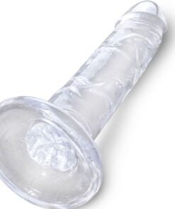Alternative view of KING COCK - CLEAR REALISTIC PENIS 15.5 CM TRANSPARENT