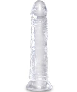 KING COCK - CLEAR REALISTIC PENIS 19.7 CM TRANSPARENT