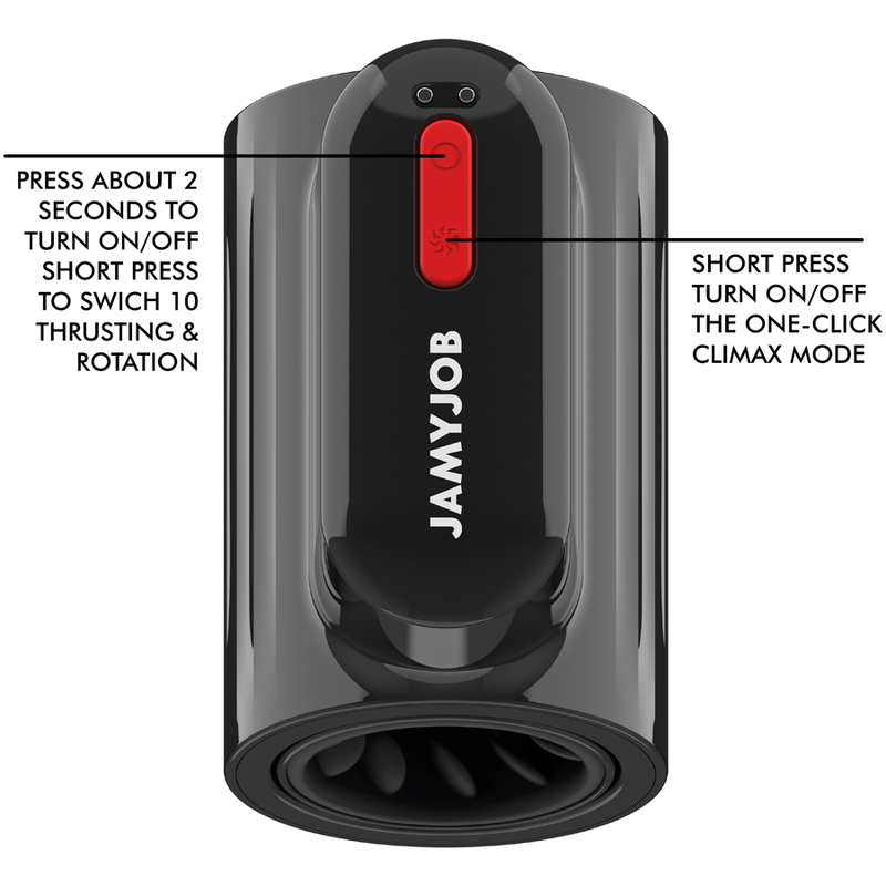 JAMYJOB - VORTEX THRUSTING AND 360 ROTATE TECH TURBO MODE MASTURBATOR - Image 5