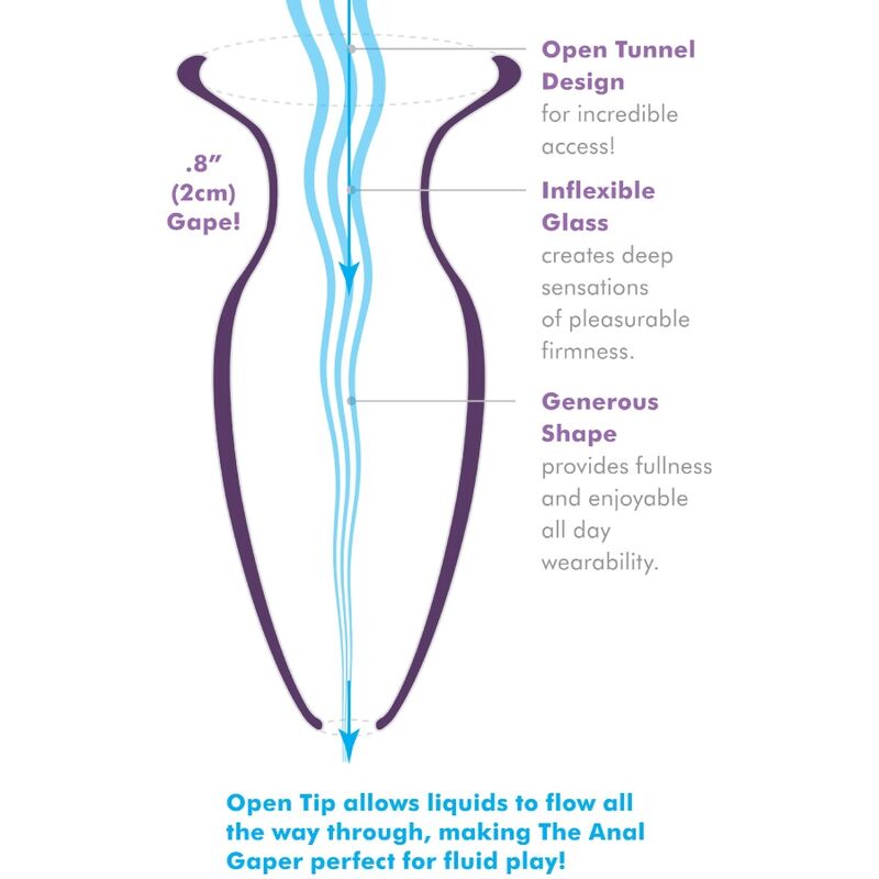 ANAL FANTASY ELITE COLLECTION - ANAL GAPER DILATOR FOR BEGINNERS CRYSTAL SIZE S - Image 3