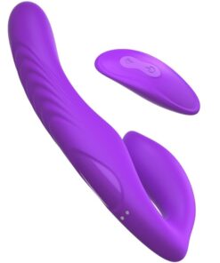 Alternative view of FANTASY FOR HER - DOUBLE PENETRATION VIBRATOR REMOTE CONTROL 9 VIOLET LEVELS