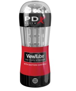 Alternative view of PDX ELITE - STROKER MASTURBATOR VIEWTUBE CONTROL SUCTION CLEAR