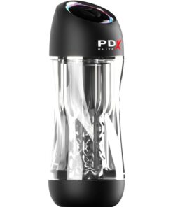 Alternative view of PDX ELITE - STROKER VIEWTUBE PRO VIBRATOR TRANSPARENT