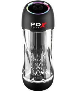 PDX ELITE - STROKER VIEWTUBE PRO VIBRATOR TRANSPARENT