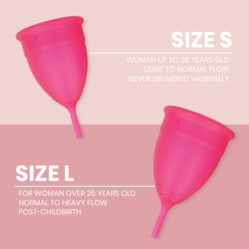 INTIMICHIC - MENSTRUAL CUP MEDICAL GRADE SILICONE - SIZE S - Image 4
