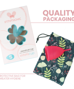 Alternative view of INTIMICHIC - MENSTRUAL CUP MEDICAL GRADE SILICONE - SIZE S