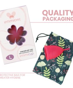 Alternative view of INTIMICHIC - MENSTRUAL CUP MEDICAL GRADE SILICONE - SIZE L
