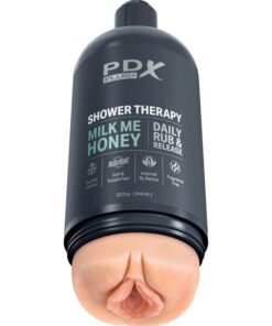 PDX PLUS - STROKER MASTURBATOR DISCREET DESIGN OF MILK ME HONEY SHAMPOO BOTTLE