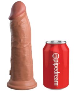 KING COCK - ELITE REALISTIC SILICONE DILDO 20.3 CM CARAMEL