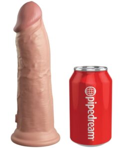 KING COCK - ELITE REALISTIC DILDO VIBRATING  SILICONE 20.3 CM