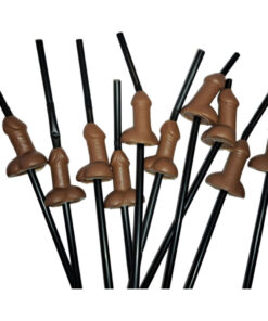DIABLO PICANTE - BAG OF 10 NATURAL BIG PENIS STRAWS