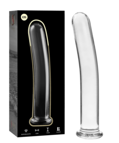 NEBULA SERIES BY IBIZA - MODEL 8 DILDO BOROSILICATE GLASS 14.5 X 2 CM CLEAR