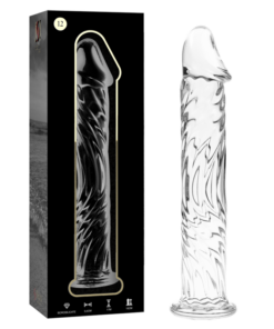 NEBULA SERIES BY IBIZA - MODEL 12 DILDO BOROSILICATE GLASS 17 X 3.5 CM CLEAR