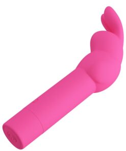 Alternative view of PRETTY LOVE - GERARDO FUSCHIA RABBIT SILICONE VIBRATOR