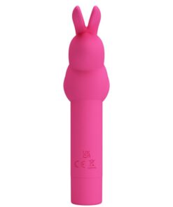 PRETTY LOVE - GERARDO FUSCHIA RABBIT SILICONE VIBRATOR