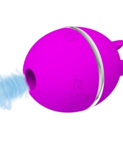 PRETTY LOVE - GEMINI BALL PURPLE ROUND SILICONE VIBRATOR