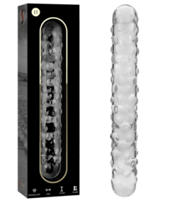 NEBULA SERIES BY IBIZA - MODEL 15 DILDO BOROSILICATE GLASS 18.5 X 3 CM CLEAR