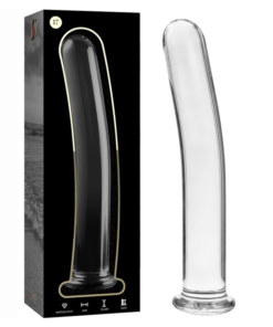 NEBULA SERIES BY IBIZA - MODEL 17 DILDO BOROSILICATE GLASS 18.5 X 3 CM CLEAR