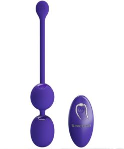 PRETTY LOVE - WILLIE YOUTH REMOTE CONTROL BALLS  VIOLET VIBRATION