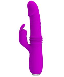 Alternative view of PRETTY LOVE - DOROTHY PURPLE RECHARGEABLE RABBIT VIBRATOR