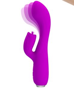 Alternative view of PRETTY LOVE - GLORIA RECHARGEABLE RABBIT VIBRATOR-WATERPROOF PURPLE