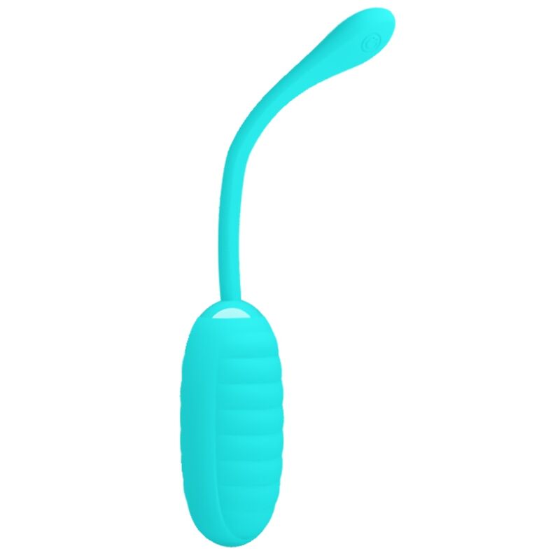PRETTY LOVE - KIRK RECHARGEABLE VIBRATING EGG LIGHT GREEN - Image 5