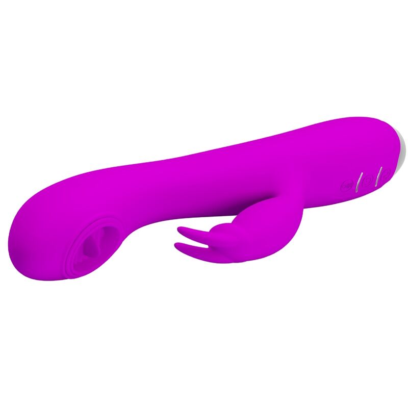 PRETTY LOVE - RACHEL RECHARGEABLE VIBRATOR WITH PURPLE SUCKER - Image 2