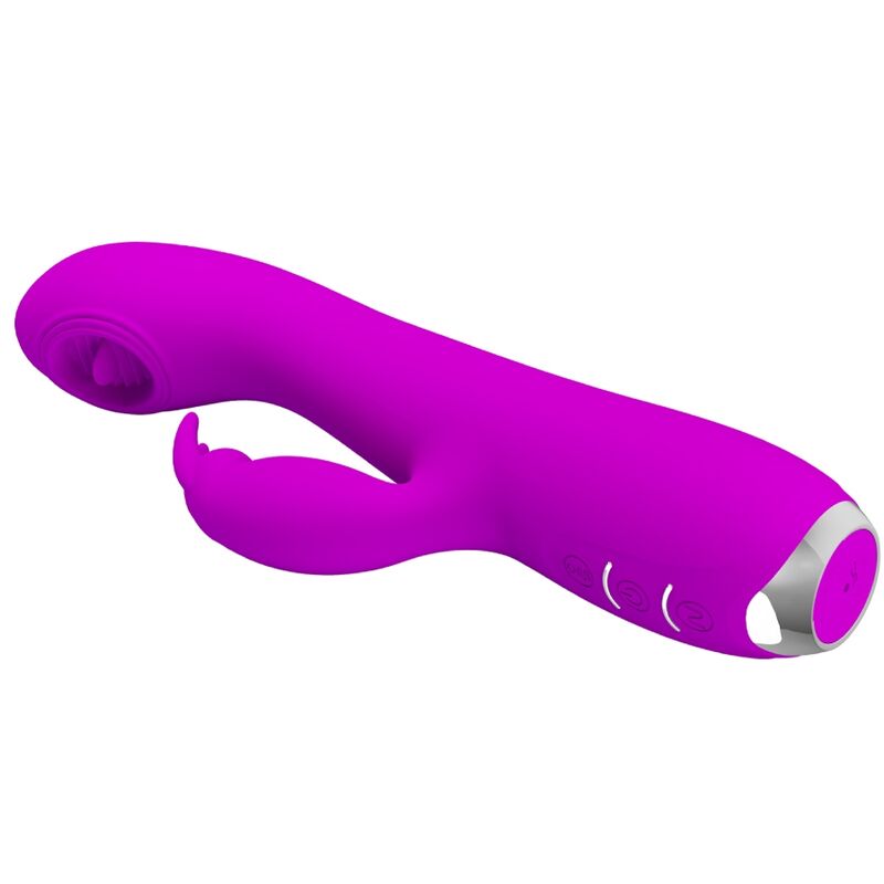 PRETTY LOVE - RACHEL RECHARGEABLE VIBRATOR WITH PURPLE SUCKER - Image 3