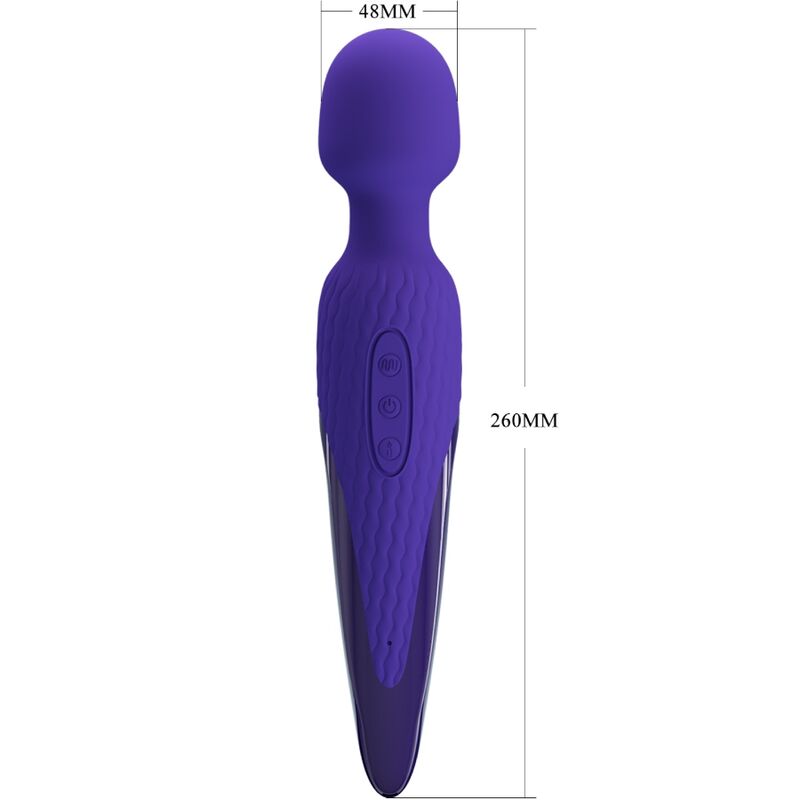 PRETTY LOVE - ANTONY YOUTH WAND VIBRATOR VIOLET HEAT EFFECT - Image 4