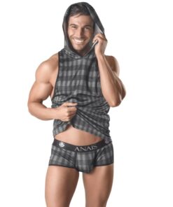 ANAIS MEN - AEGIS HOODED T-SHIRT S