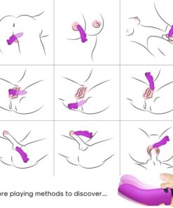 Alternative view of ARMONY - AURORA VIBRATOR FINGER PURPLE