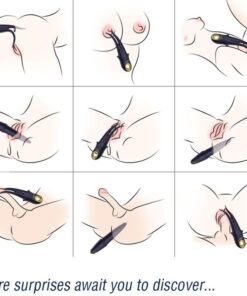 Alternative view of ARMONY - SHADOW VIBRATOR DOUBLE-HEAD TEASING BLUE