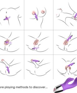 Alternative view of ARMONY - VIBRATOR RABBIT PURPLE