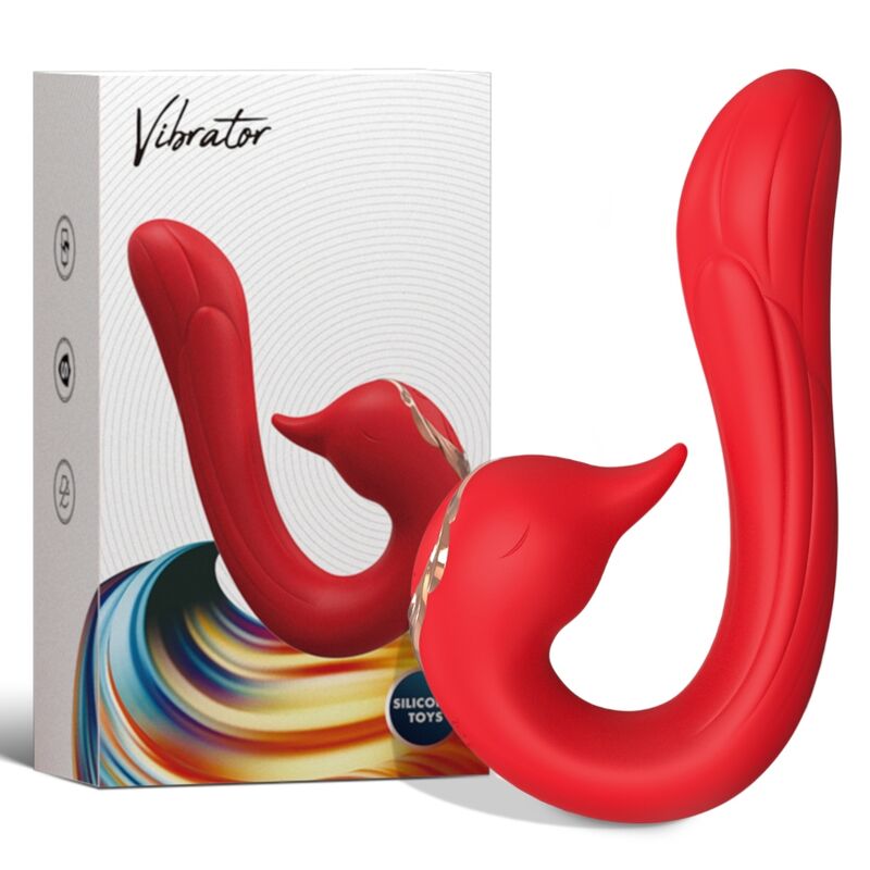 ARMONY - DELFIN VIBRATOR MULTIPOSITION HEAT EFFECT RED - Image 5