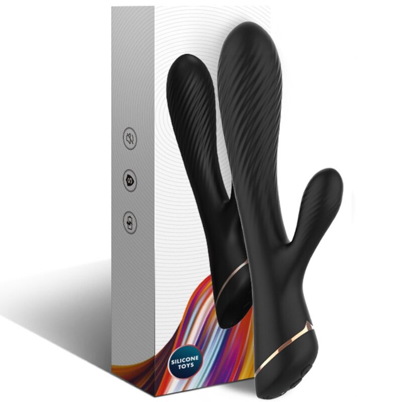 ARMONY - VIBRATOR RABBIT SILICONE BLACK - Image 4