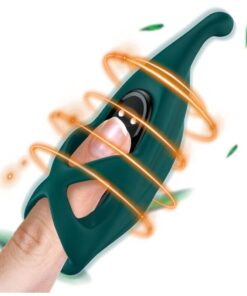 Alternative view of ARMONY - FINGER STIMULATOR  VIBRATOR GREEN
