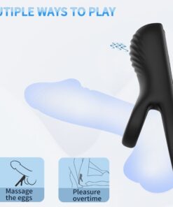 Alternative view of ARMONY - DOUBLE RING VIBRATOR BLACK